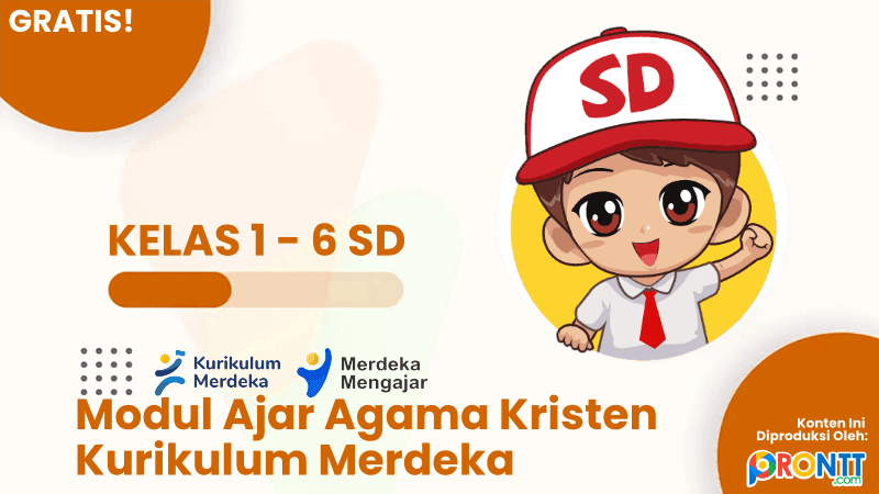 Download Modul Ajar Agama Kristen SD Kelas 1-6 Kurikulum Merdeka