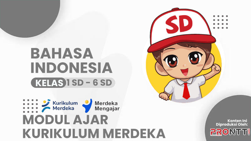 Download Modul Ajar Bahasa Indonesia SD Kelas 1-6 Kurikulum Merdeka