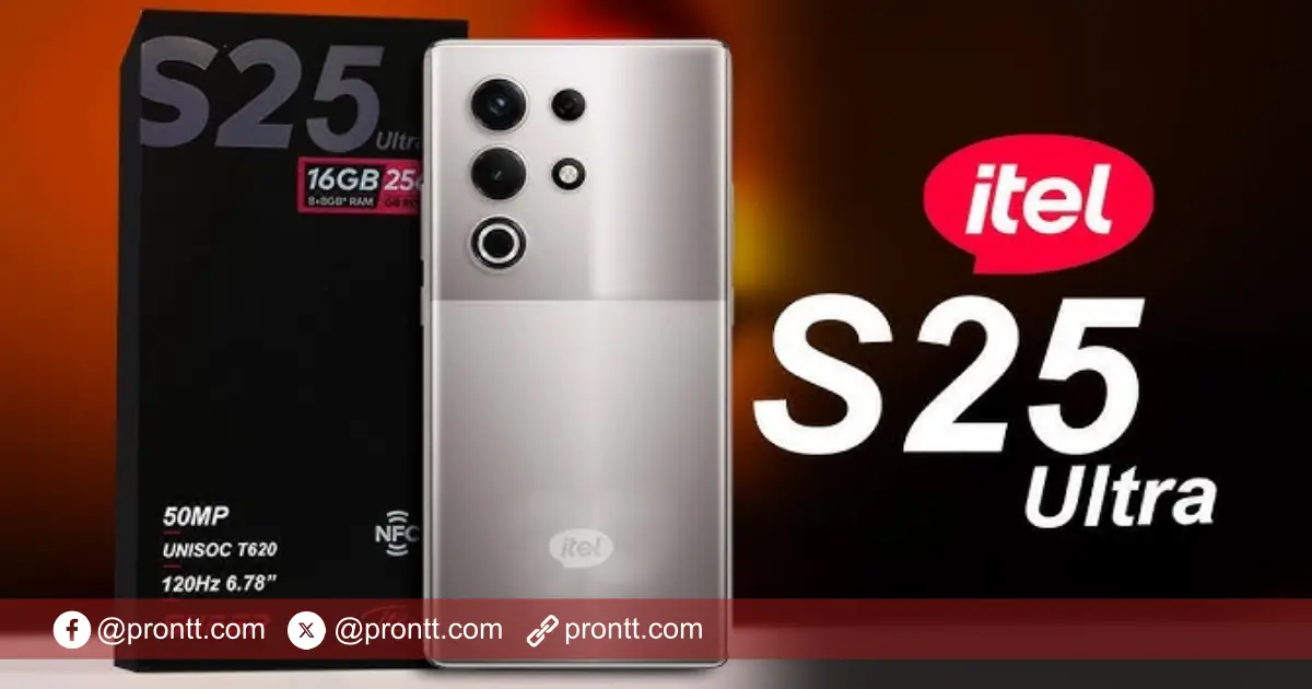 itel S25 - Spesifikasi, Harga, & Fiturnya