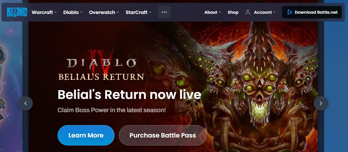 Blizzard Battle.net - Situs Download Game Khas Warnet