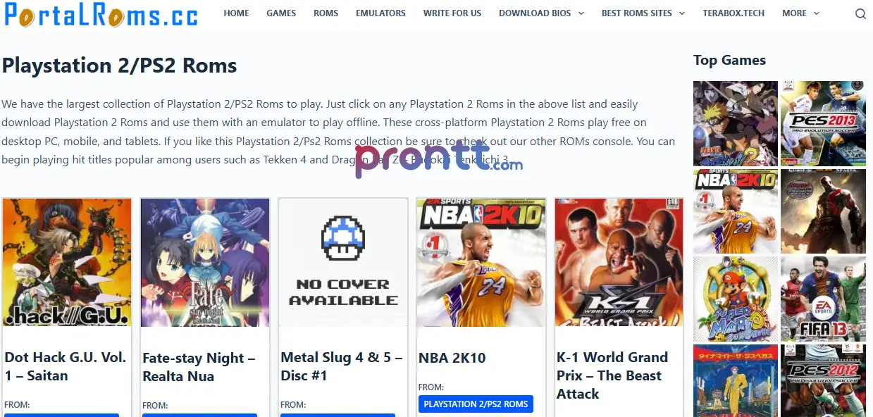 Cara Download Game PS2 ISO via PortalRooms