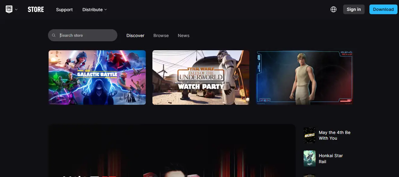 Epic Games Store - Situs Download Game dengan Banyak Diskon
