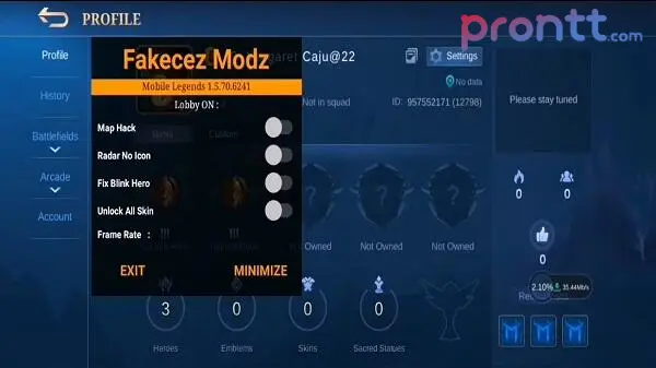 10+ Aplikasi Cheat Mobile Legends Pro Player, Terbukti Aman! Fakecez - Aplikasi Cheat Mobile Legends Damage & Skin Gratis