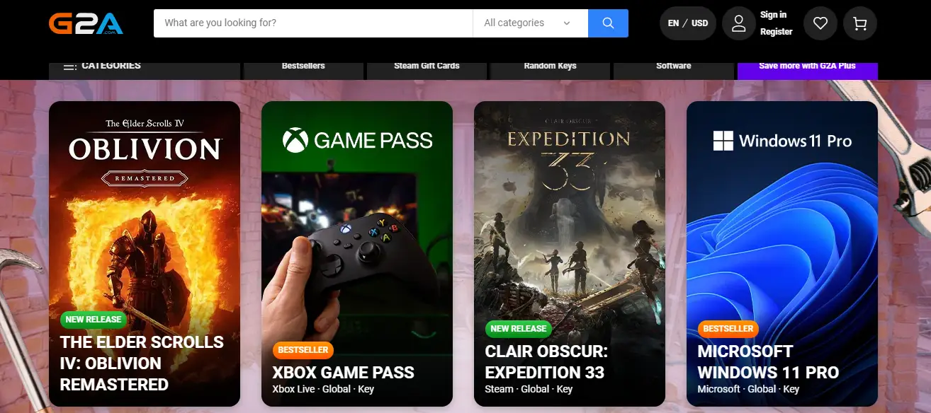 G2A (Gate 2 Adventure) - Situs Download Game Unik dan Klasik