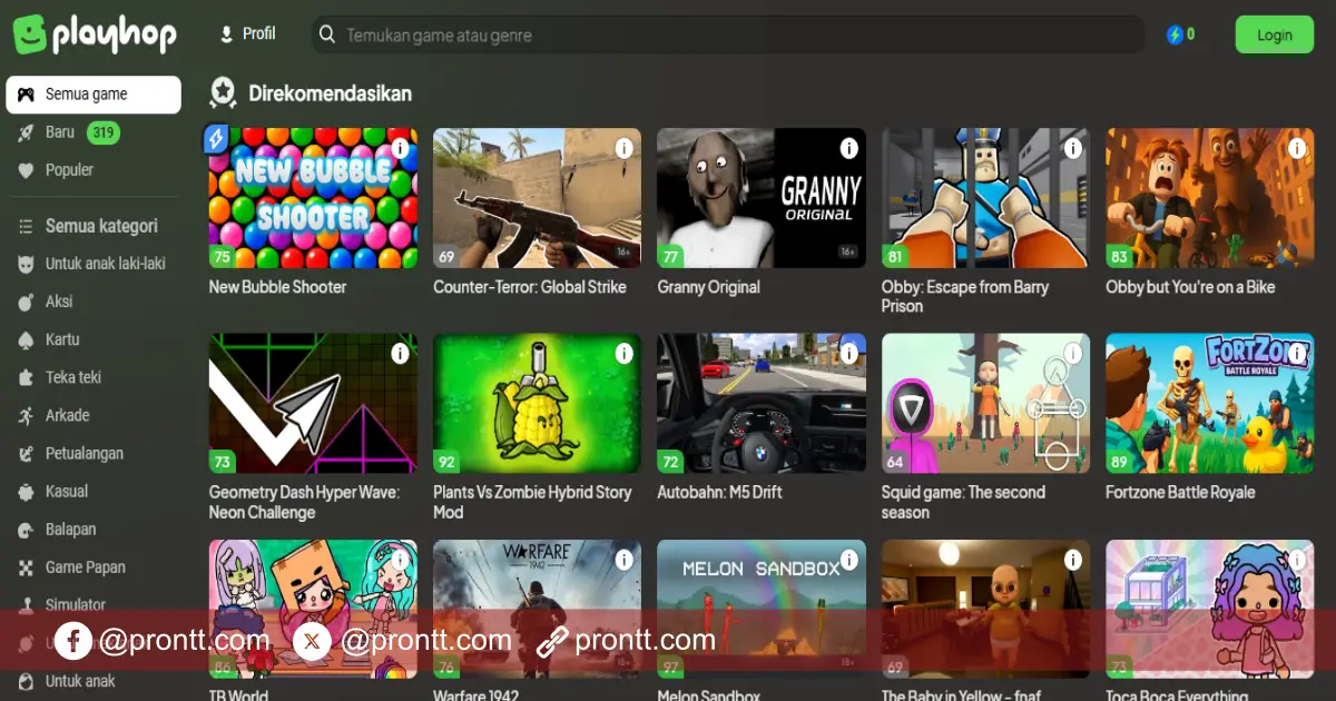 Web Game Online PC Gratis Tanpa Download