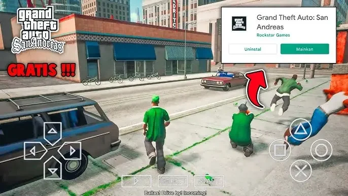 Grand Theft Auto San Andreas - Game Open World Terbaik Android & iOS - Prontt.com