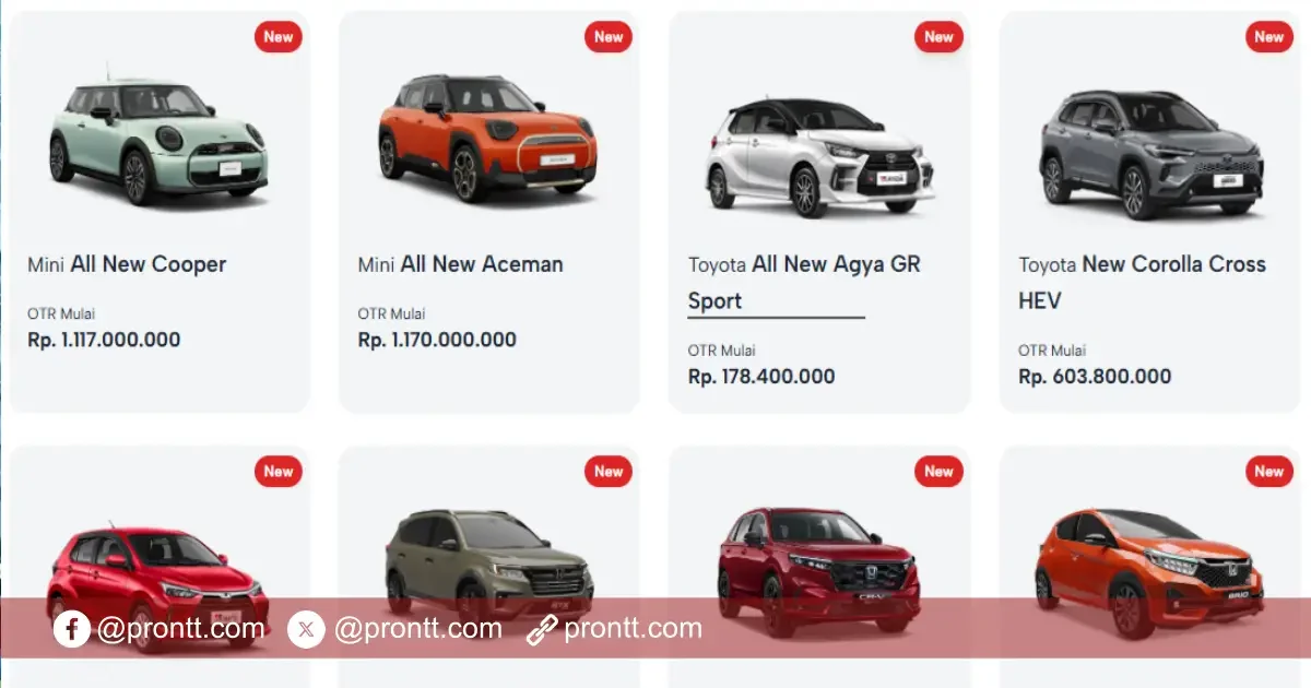 Aplikasi Jual Beli Mobil Untuk Android & iPhone Terbaik - Prontt.com