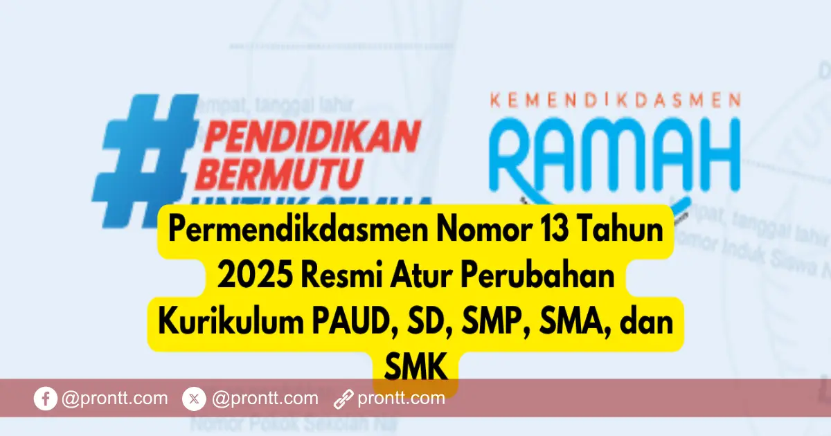 Fakta Permendikdasmen No. 13 Tahun 2025, AI Masuk Kurikulum, Pramuka Tetap Ada!