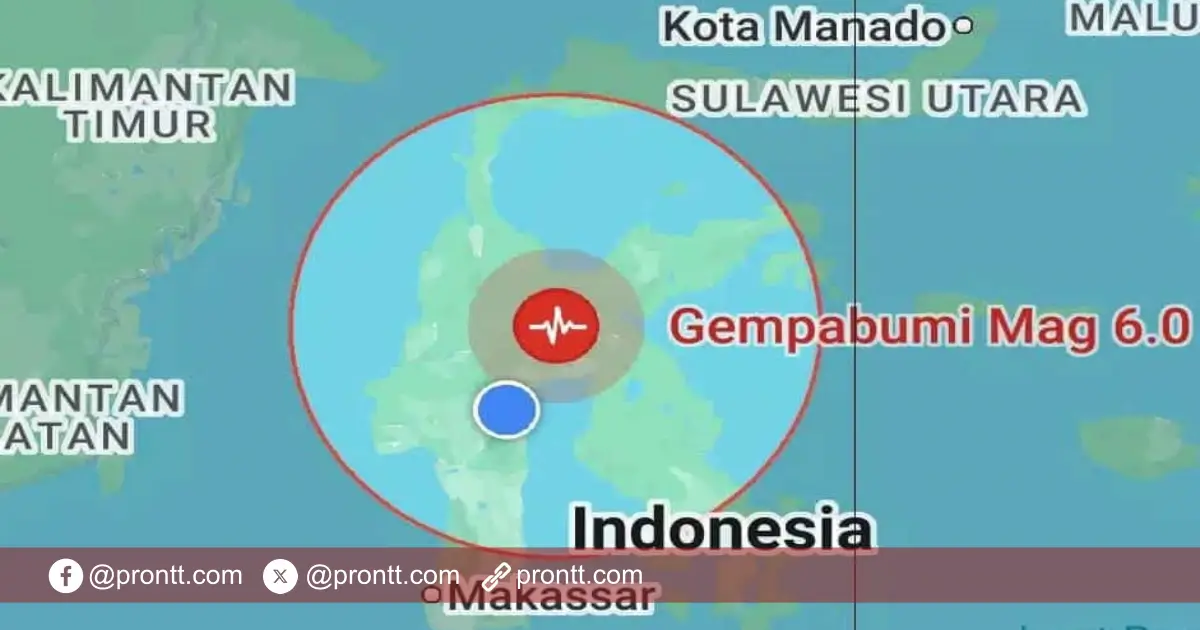 Gempa Bumi Mag 6.0 di Poso, 3 Kecamatan Alami Guncangan Susulan