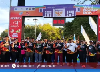 Kapolda NTT Lepas Ribuan Peserta Wini Border Run 2025