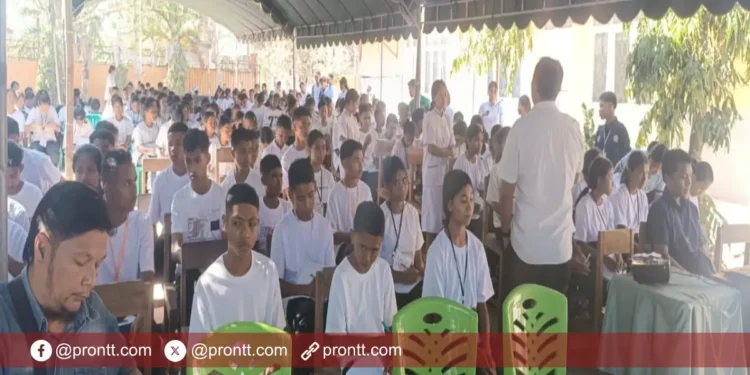 SatRes Narkoba Polres Belu Sosialisasikan Dampak Buruk Narkoba di SMK Cartintes Atambua
