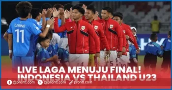 Update Link Live Streaming Timnas U23 Indonesia Vs Thailand, Kick Off 20.00 WIB!