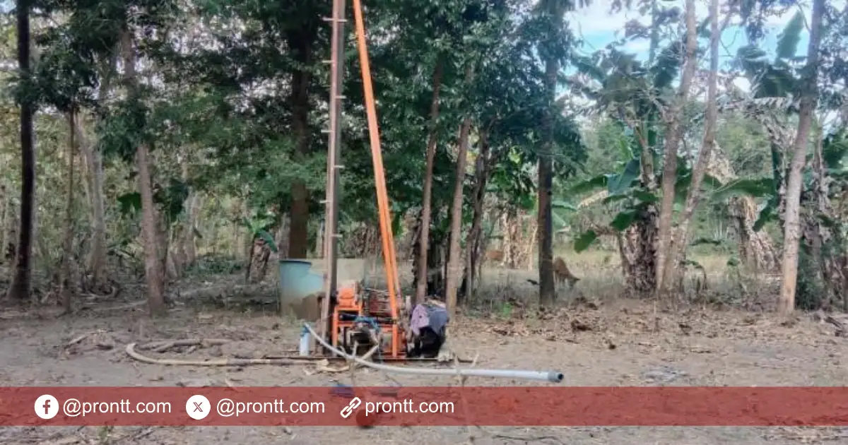 Atasi Persoalan Air Bersih di Kampung Maumolo, Yayasan Felix Maria Go Bantu Dua Unit Sumur Bor