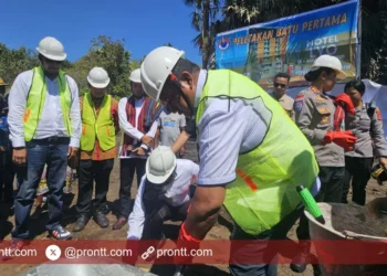 Bupati TTU Lakukan Peletakan Batu Pertama Pembangunan Hotel Lyo, Hotel Bintang 4!