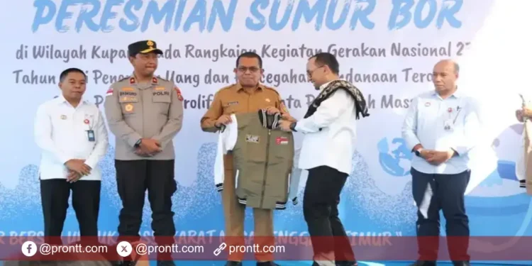 Gubernur NTT resmikan sumur bor air bersih di Kelurahan Alak Kota Kupang