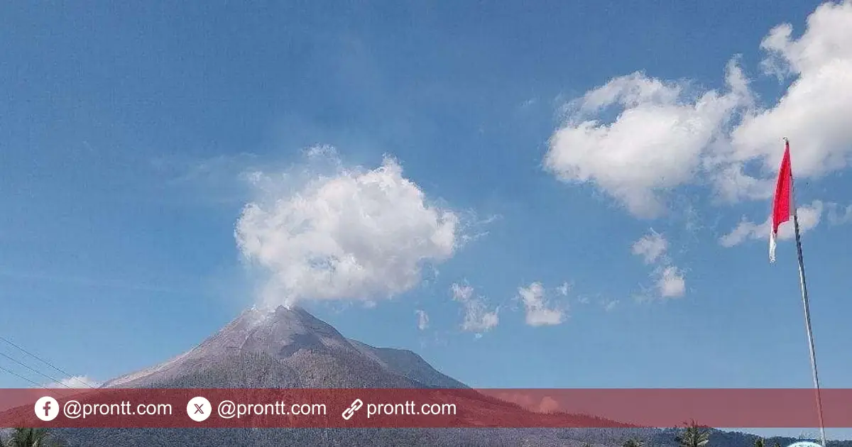 Gunung Lewotobi Laki-Laki kembali Erupsi 800 Meter