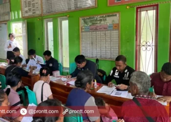 Kantor Imigrasi Kelas II TPI Atambua Gelar Pas Lintas Batas (PLB) Simpatik di Desa Maumutin dan Desa Haumeni Ana