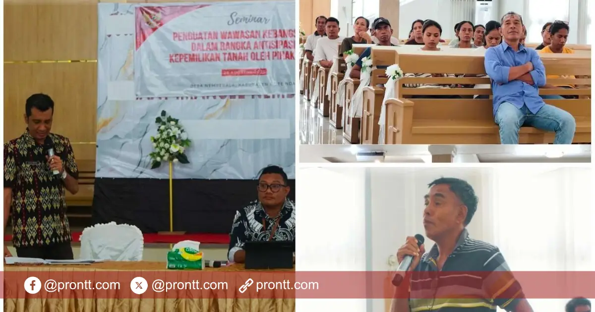 Kantor Pertanahan Rote Ndao Gelar Seminar Penguatan Wawasan Kebangsaan Antisipasi Tanah Asing