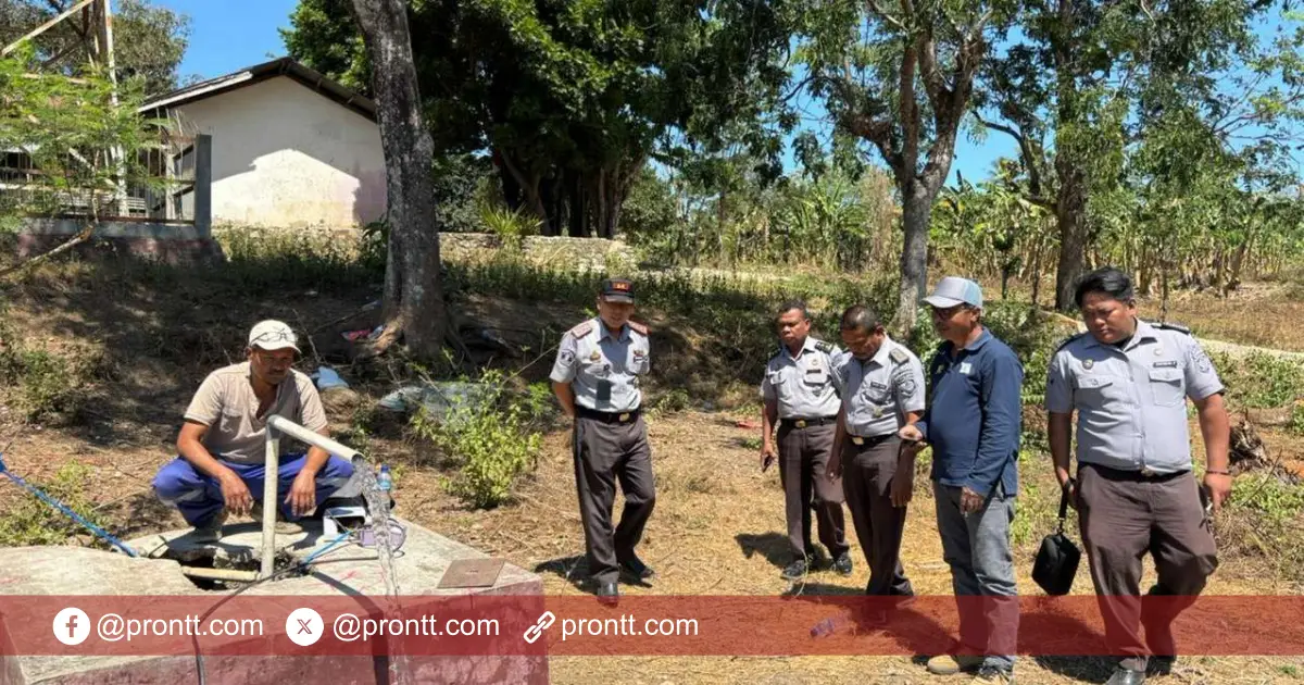 Lapas Kelas IIB Atambua kembali aktfikan sumur bor yang telah lama vakum