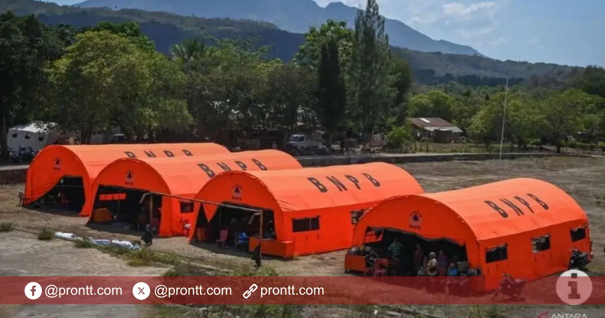 Ribuan warga di Flores Timur masih Bertahan di Pengungsian