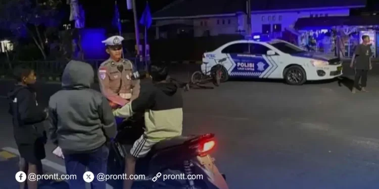 Satlantas Polres Ngada Gelar Patroli Lampu Biru, Upaya jaga keamanan dan ketertiban masyarakat