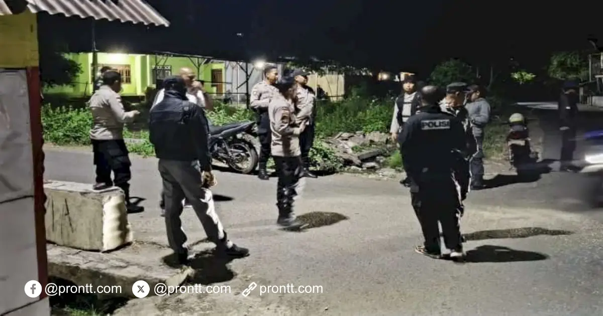 Situasi Kamtibmas Terkendali, Dalmas Polres Alor Intensifkan Pengawasan Malam Hari