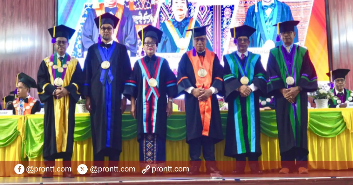 Undana Kupang Kembali Cetak Sejarah, Kukuhkan Tiga Guru Besar! Undana Kupang Kembali Cetak Sejarah, Kukuhkan Tiga Guru Besar!