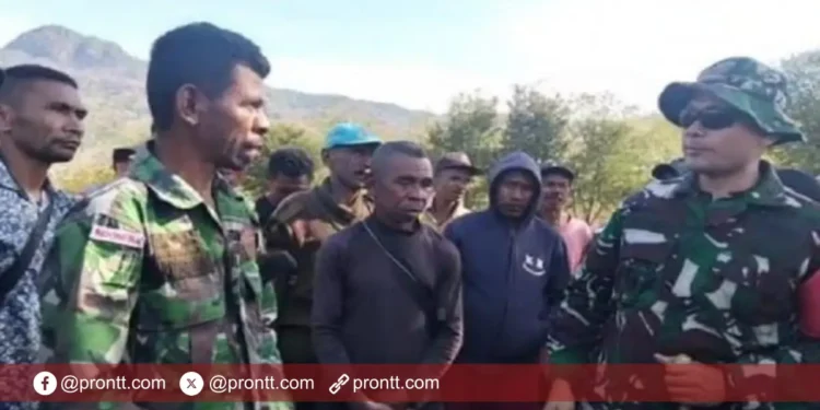 Warga Inbate Terus Berjaga di Patok Batas Indonesia - Timor Leste, Kecewa ke Satgas TNI