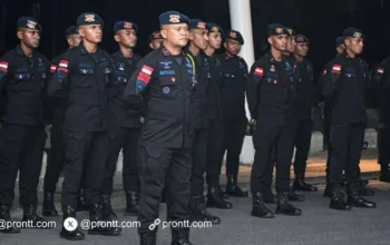 100 Orang Brimobda NTT Diberangkatkan BKO Polda Metro Jakarta