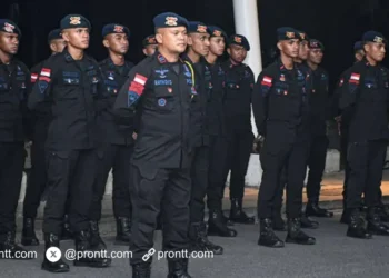 100 Orang Brimobda NTT Diberangkatkan BKO Polda Metro Jakarta