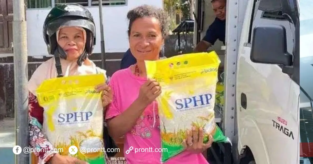 Bulog Kalabahi Salurkan Bantuan Pangan Pemerintah  Juni Juli HIngga 100 Persen