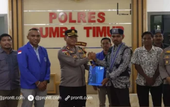 Kapolres Sumba Timur Audiens Bersama GMKI-GAMKI