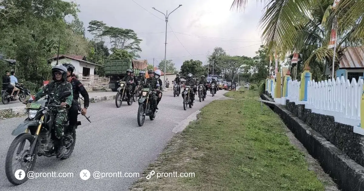 Polres Sumba Barat bersama Kodim 1613 Sumba Barat Gelar Apel Patroli Kamtibmas