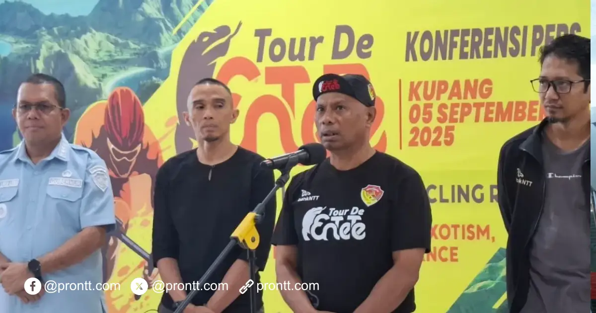 Sambut Tour de EnTeTe - Ruas jalan Kupang-Atambua masih dalam perbaikan