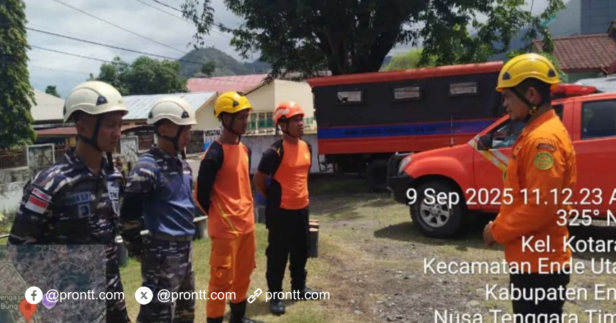 Tim SAR NTT Cari 4 Orang Hilang Akibat Banjir Bandang di Nagekeo